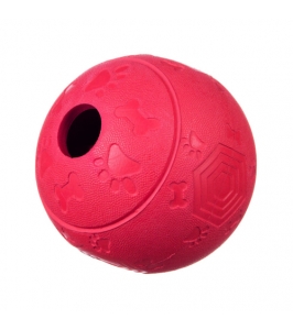Lopta na pamlsok červená "M"8cm