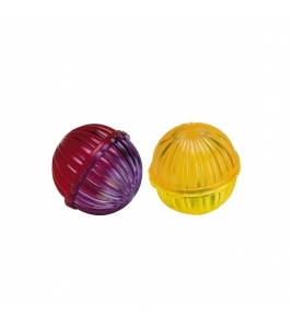 Farebná priesvitná loptička hračka pre mačku  PA 5204