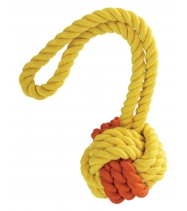 Hračka pre psa -  Kombinovaná Monty lopta s lanom