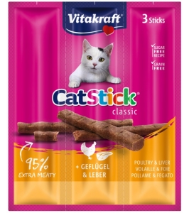 Cat Stick hydina & pečeň pamlsok pre mačky 18 g
