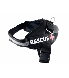 Postroj HA- RESCUE -BLACK- XL