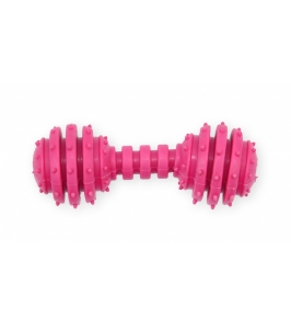 TPR DUMBBELL "PINK" hračka pre psov