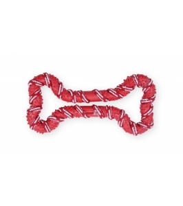 TPR ROPEBONE "RED" hračka pre psa