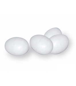 Plastové slepačie vajce 6cm biele